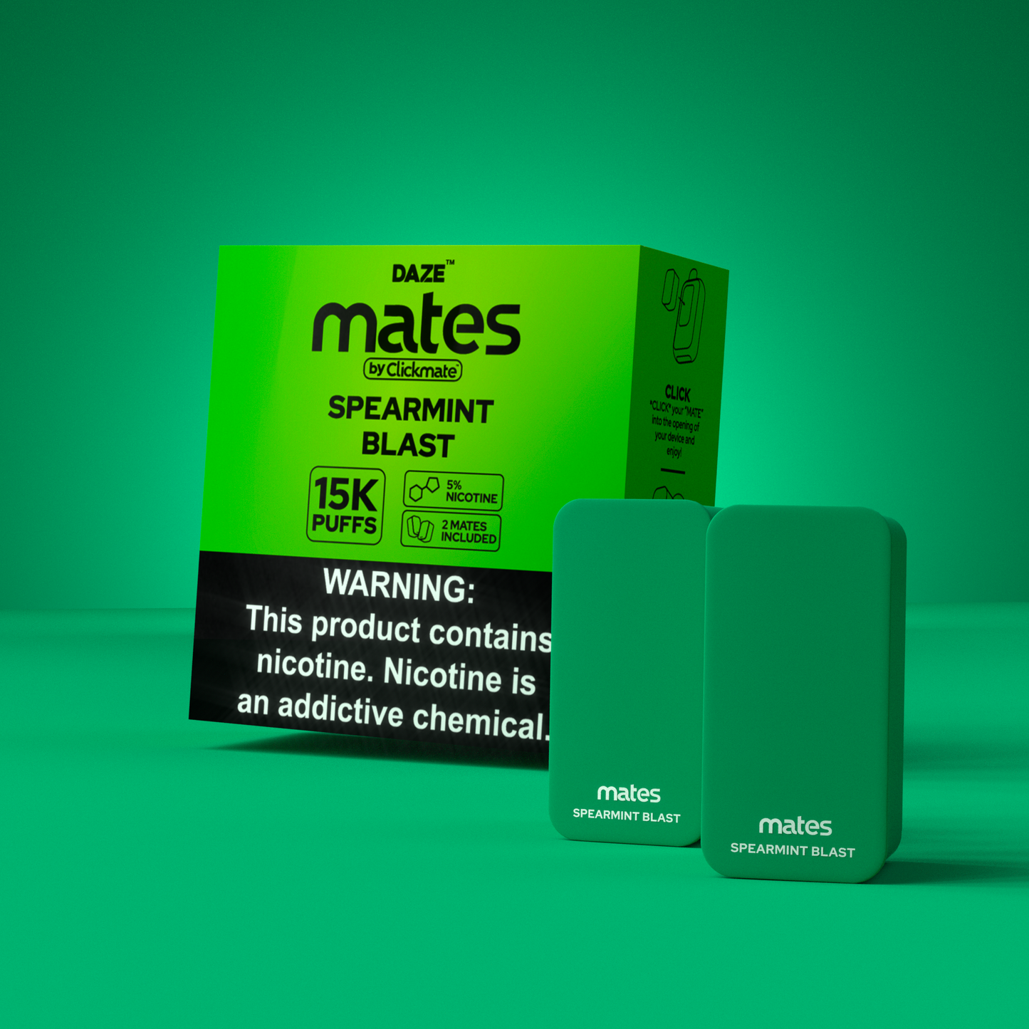 7 Daze Clickmate 15000 Puffs Disposable Vape Device Starter Kit