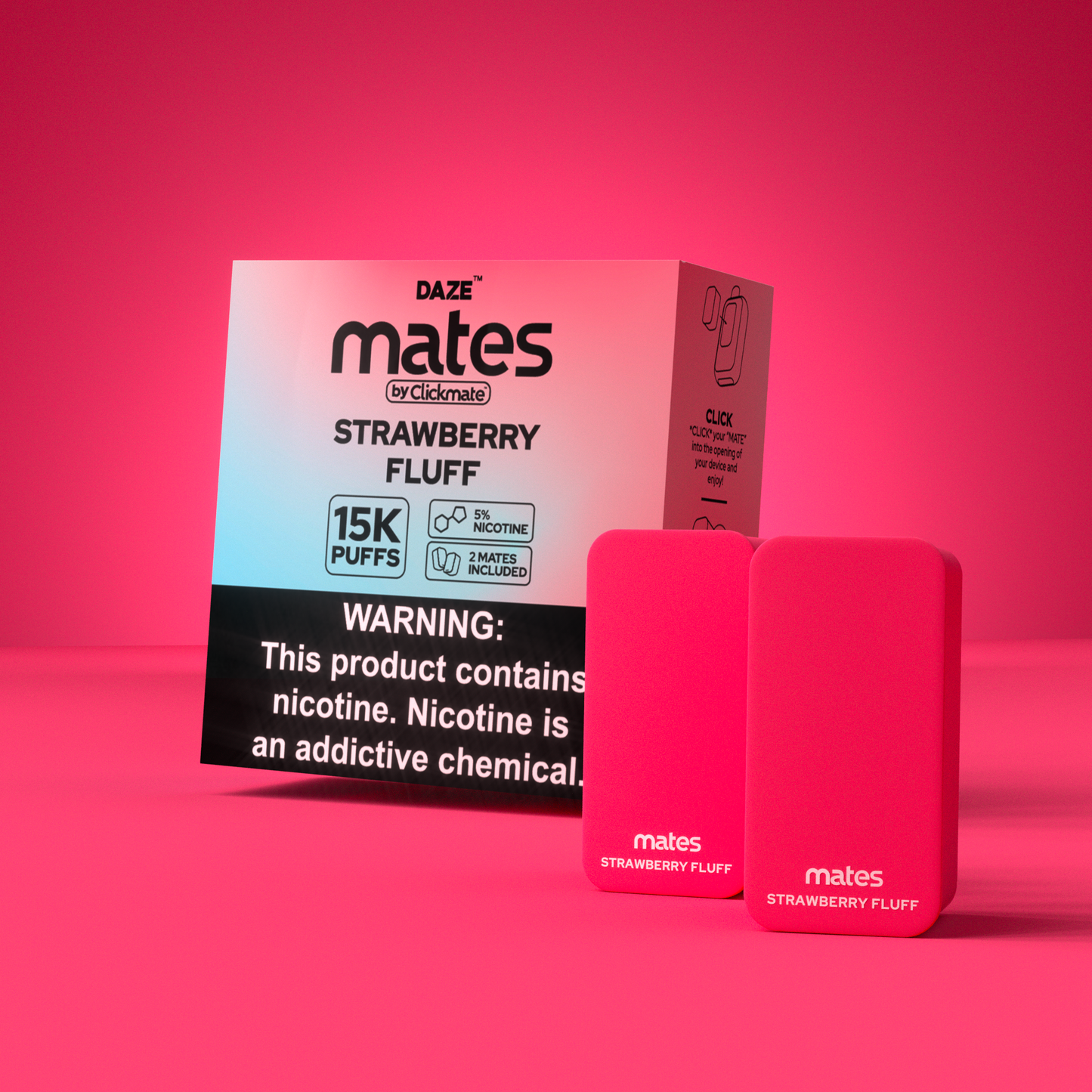 7 Daze Clickmate 15000 Puffs Disposable Vape Device Starter Kit
