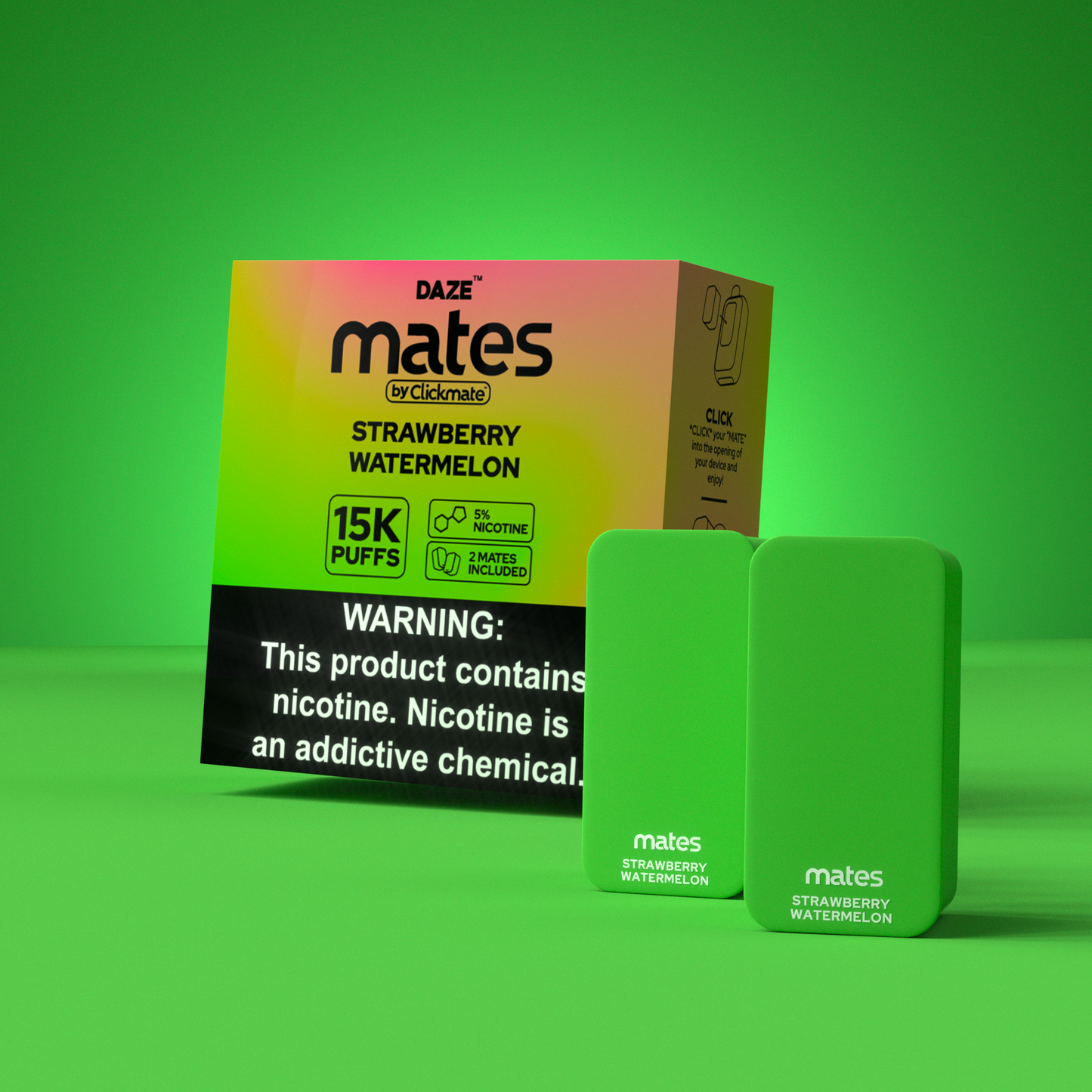 7 Daze Clickmate 15000 Puffs Disposable Vape Device Starter Kit
