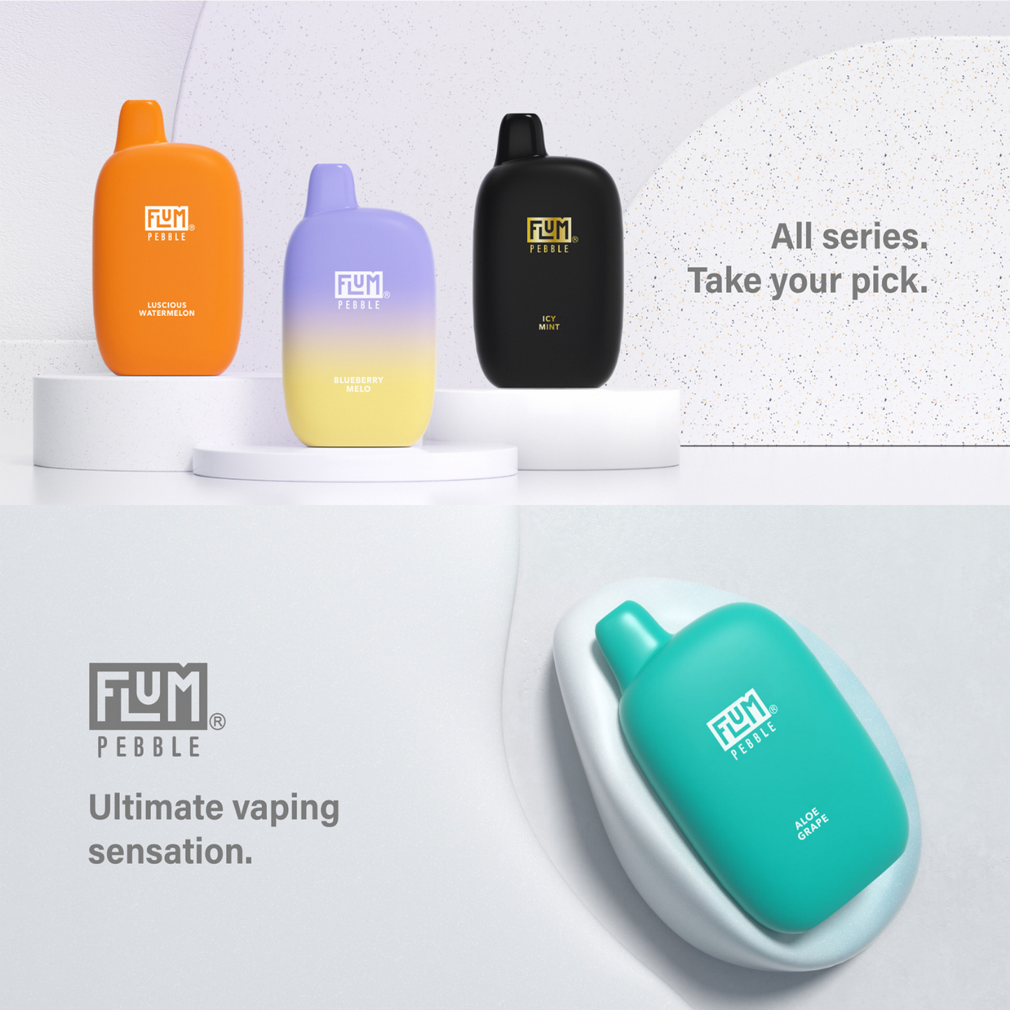 Flum Pebble Vape 6000 Puffs Disposable Device