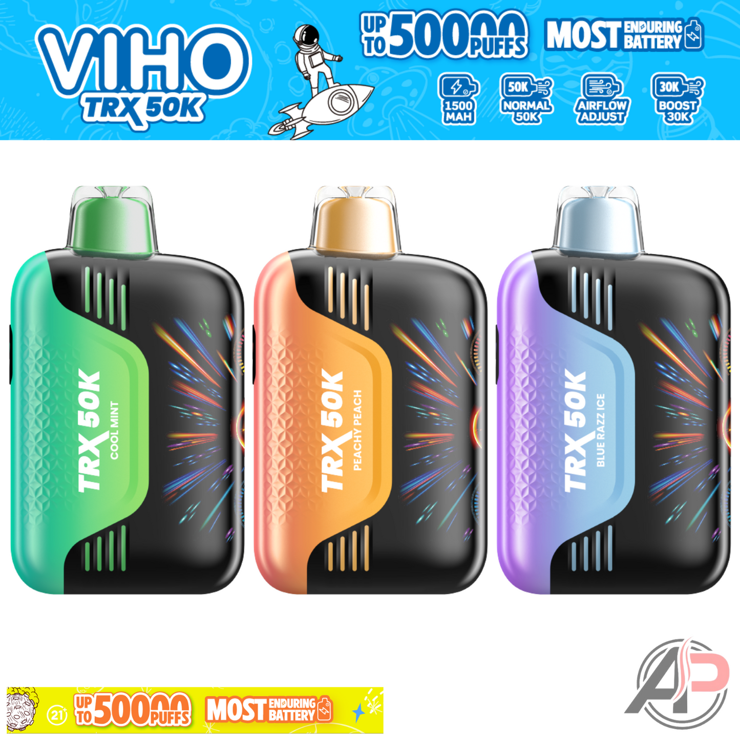 Viho Trx 50K Puffs Disposable Vape Device