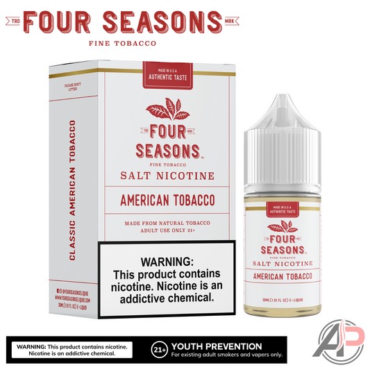 Four Seasons American Tobacco E-Liquid 60mL
