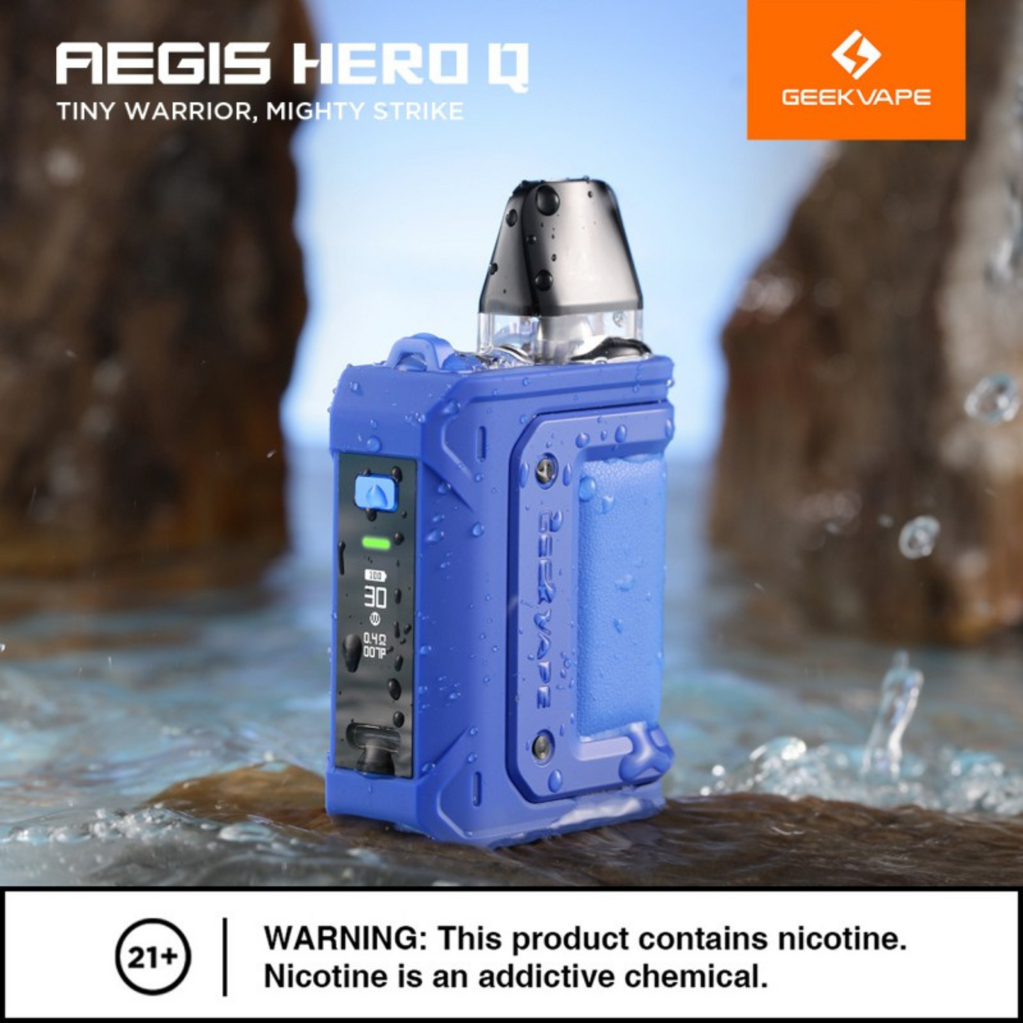 Geek Vape Aegis Hero Q 30W Pod System Starter Kit Device