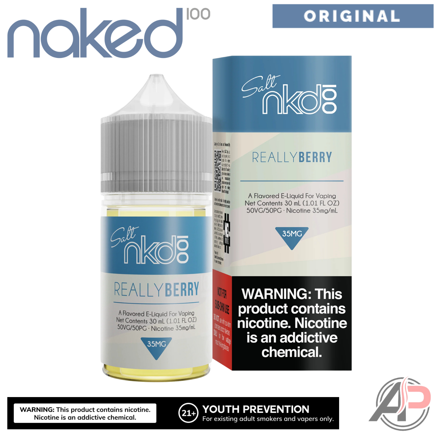 Naked 100 Really Berry Salt Nicotine E-Liquid 30mL Apvs Naked 100 Really Berry Salt Nicotine E-Liquid 30mL Apvs
