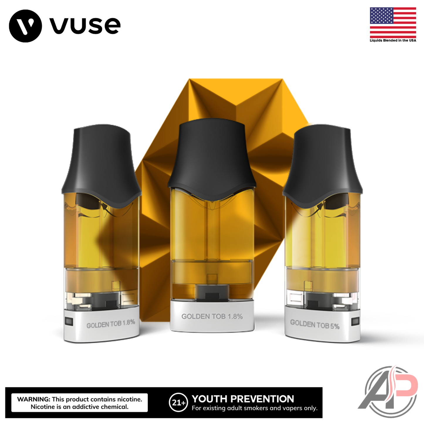 Vuse Alto Golden Tobacco Pods 6 Pack