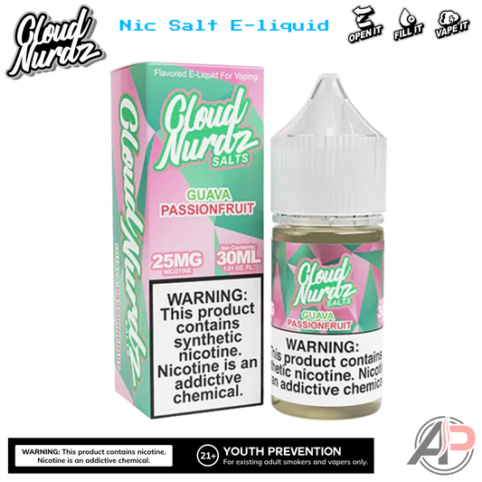 Cloud Nurdz Guava Passionfruit E-Liquid 100mL