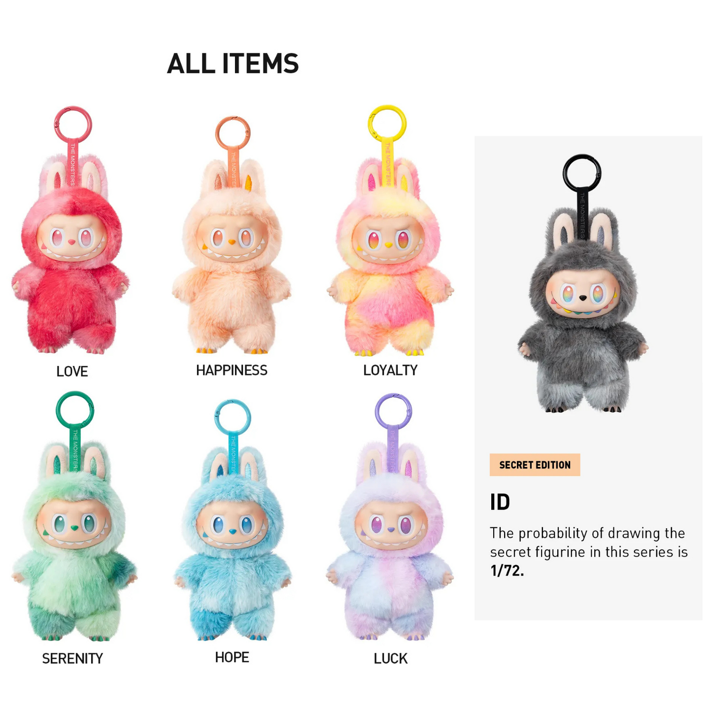 Pop Mart Labubu The Monsters Big Into Energy Series Vinyl Plush Pendant Blind Box