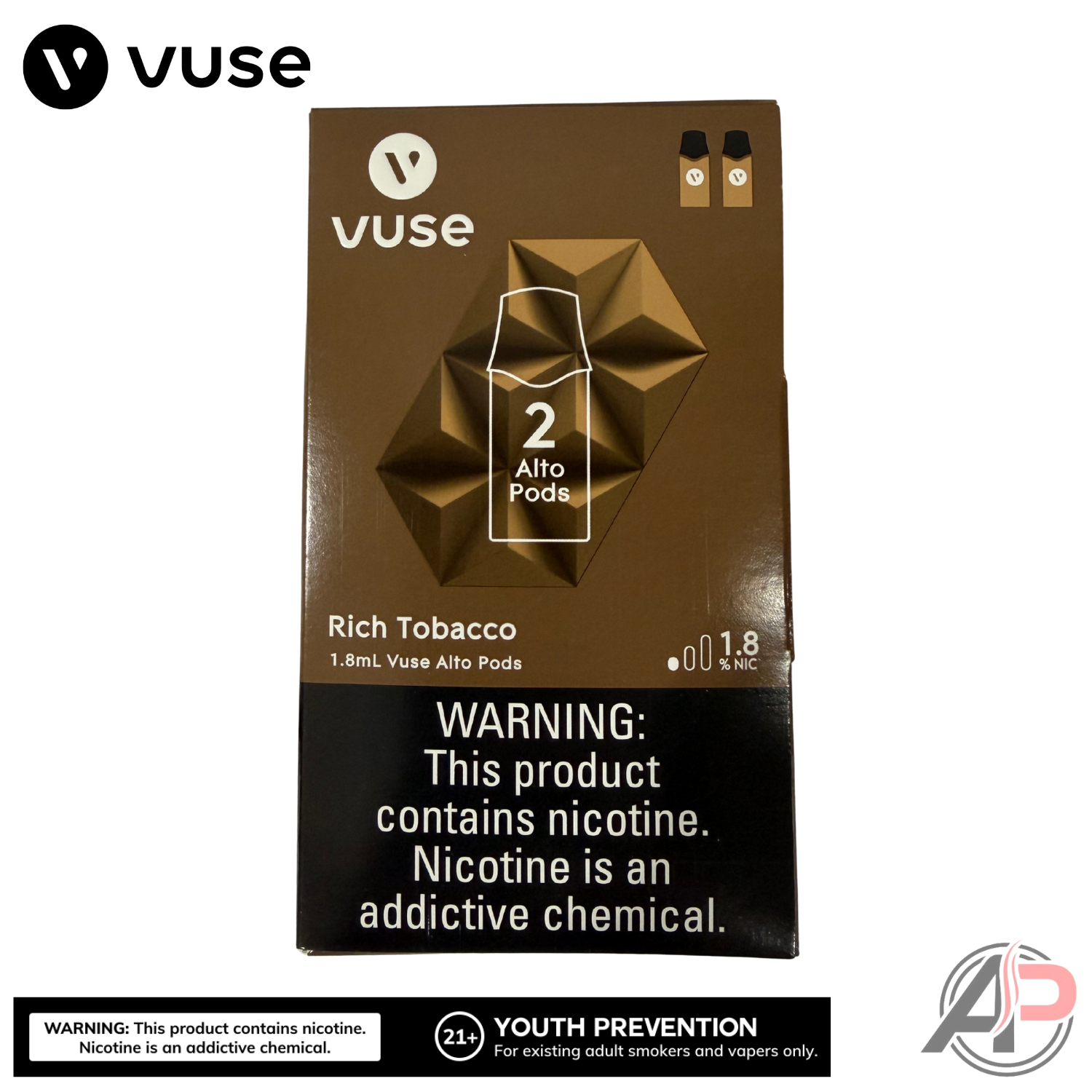 VUSE Alto Rich Tobacco Pods (2 Pack) | Vape Pod System Apvs VUSE Alto Rich Tobacco Pods (2 Pack) | Vape Pod System Apvs