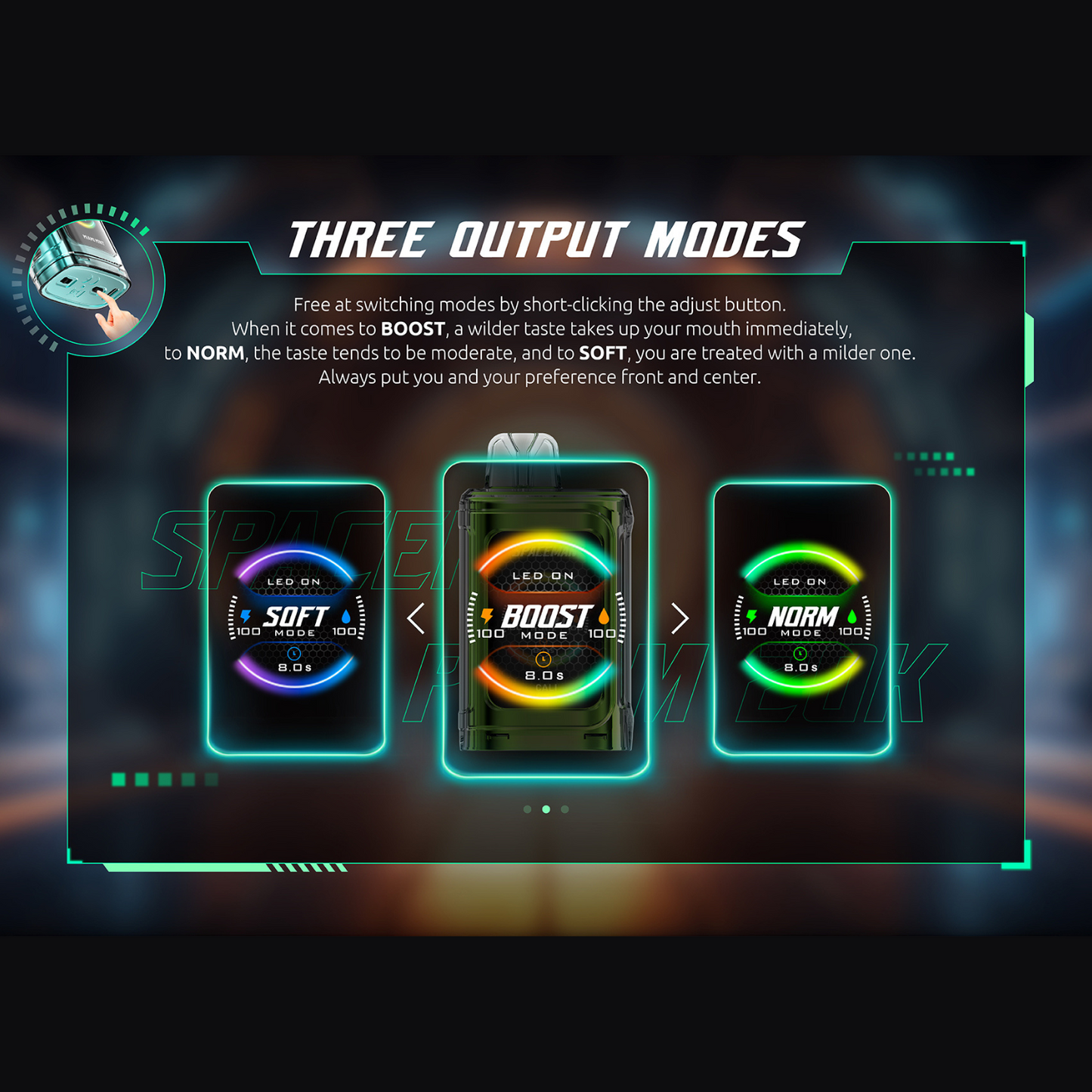 Smok Spaceman Prism 20k Disposable Vape Device