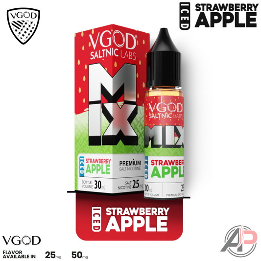 VGOD Mix Iced Strawberry Apple 30mL Salt Nic