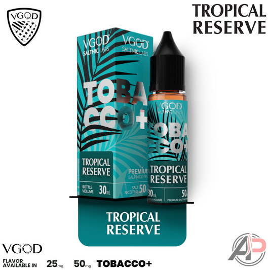 VGOD Tobacco Plus Tropical Reserve 30mL Salt Nic