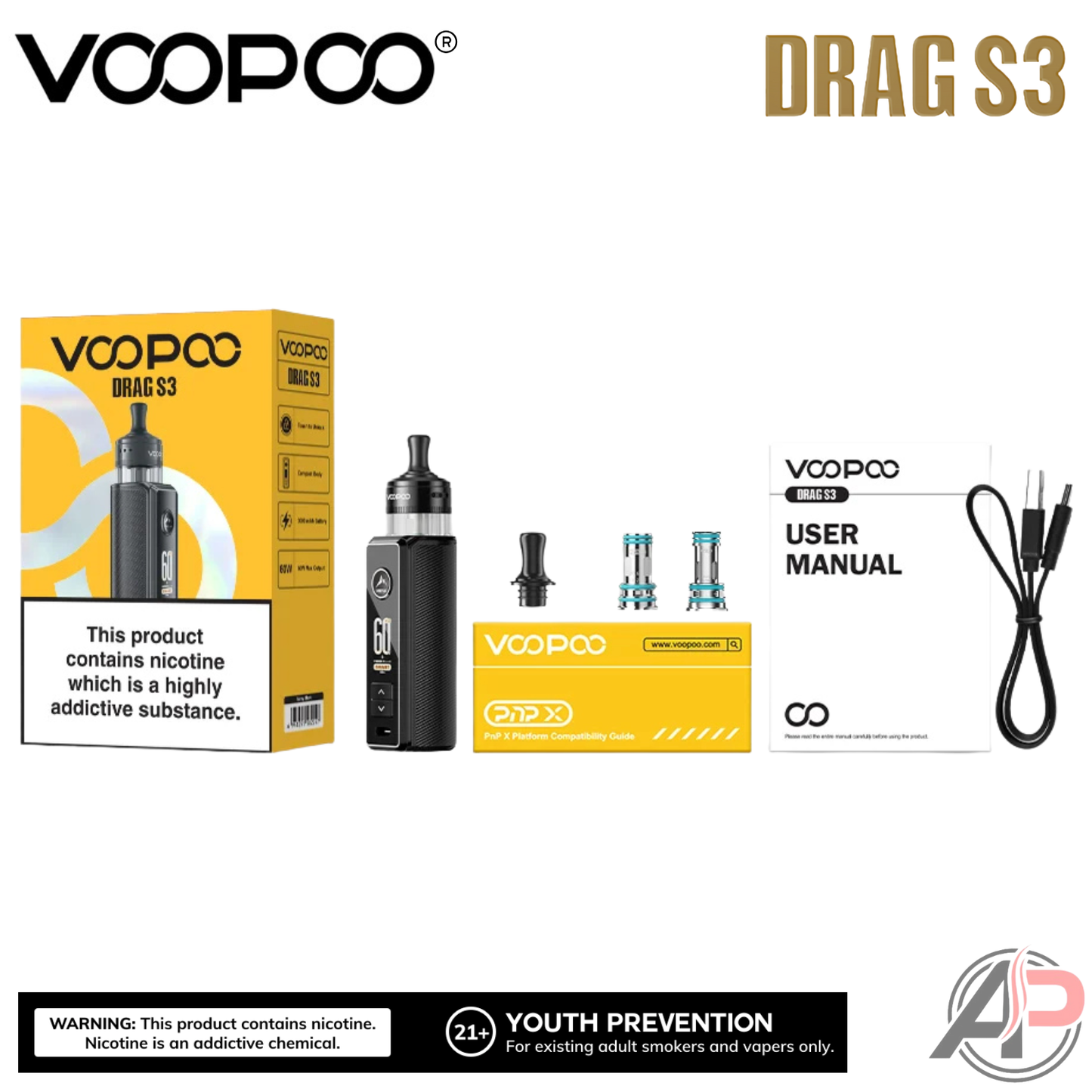 Voopoo Drag S3 60w Pod Mod Stater Kit Device