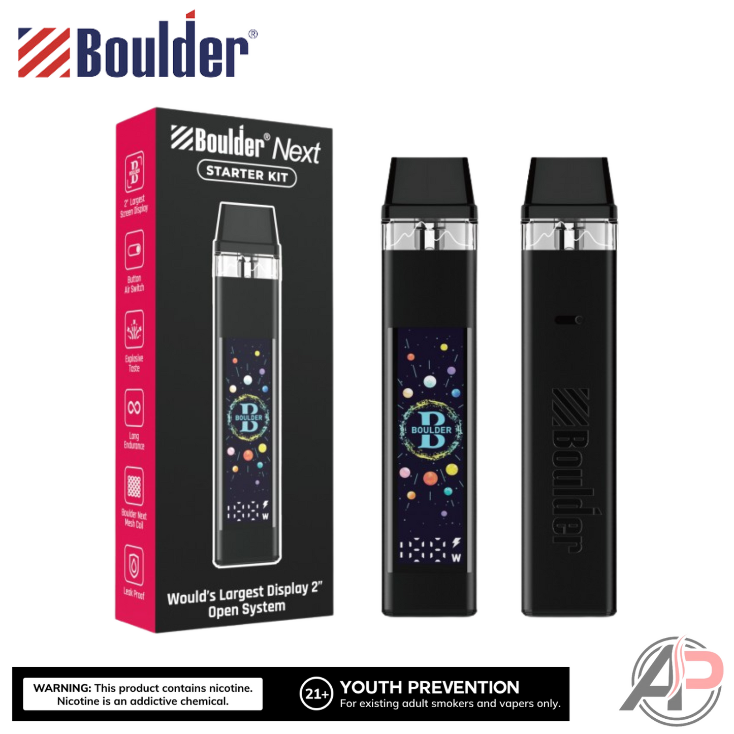 Boulder Next Starter Kit Device Black