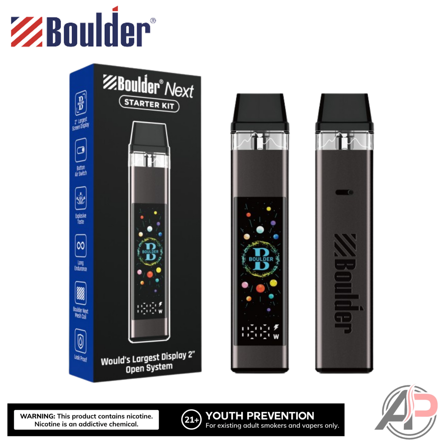 Boulder Next Starter Kit Device Gun Metal
