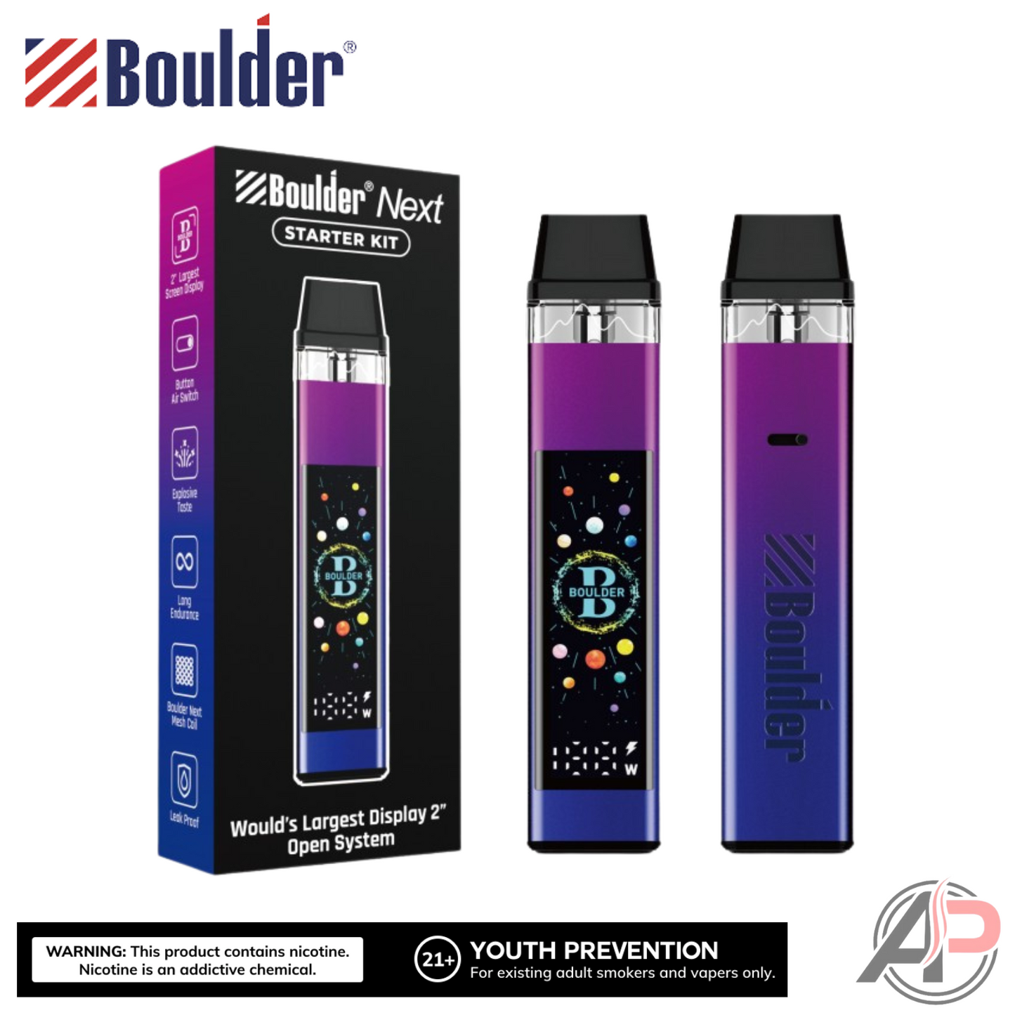 Boulder Next Starter Kit Device Gradient Blue