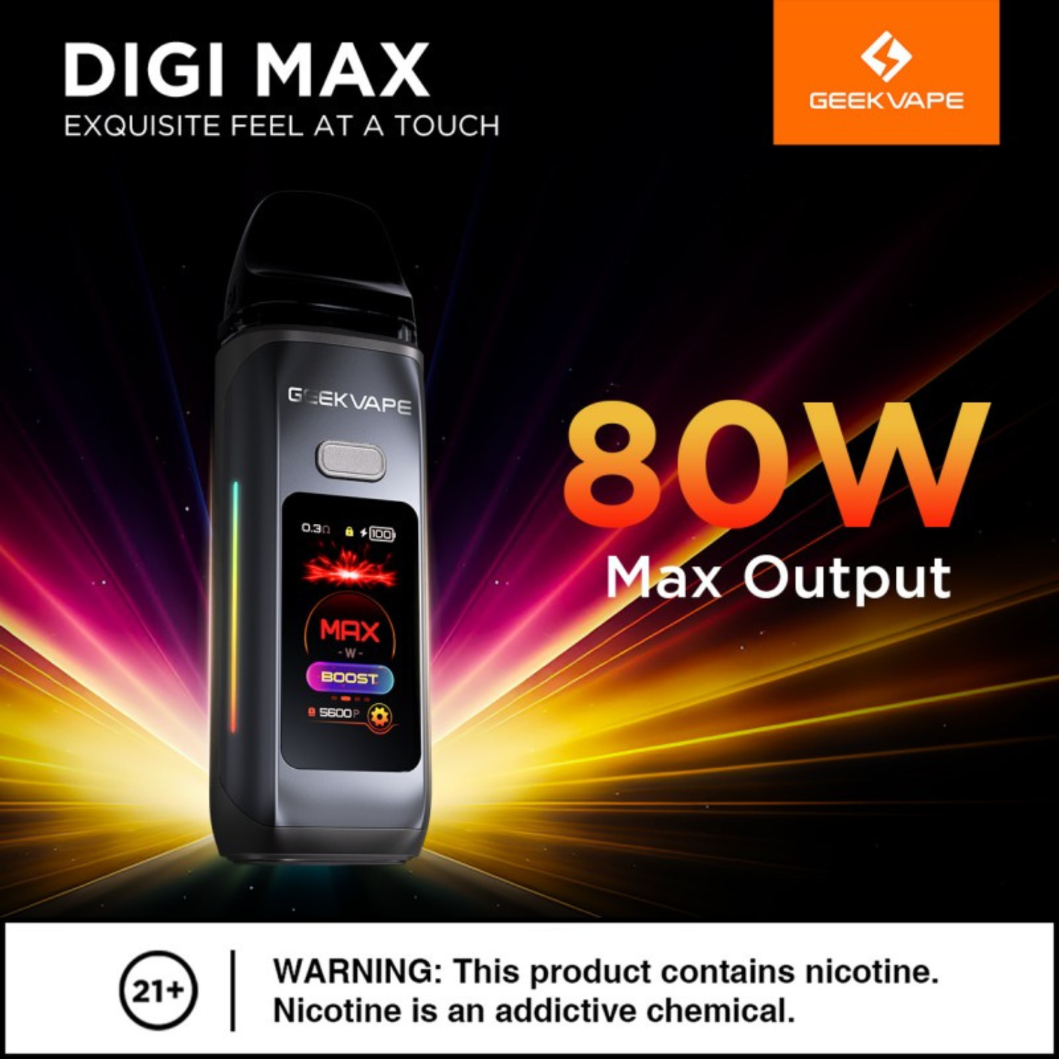 Geek Vape Digi Max 80w Pod System Starter Kit Device