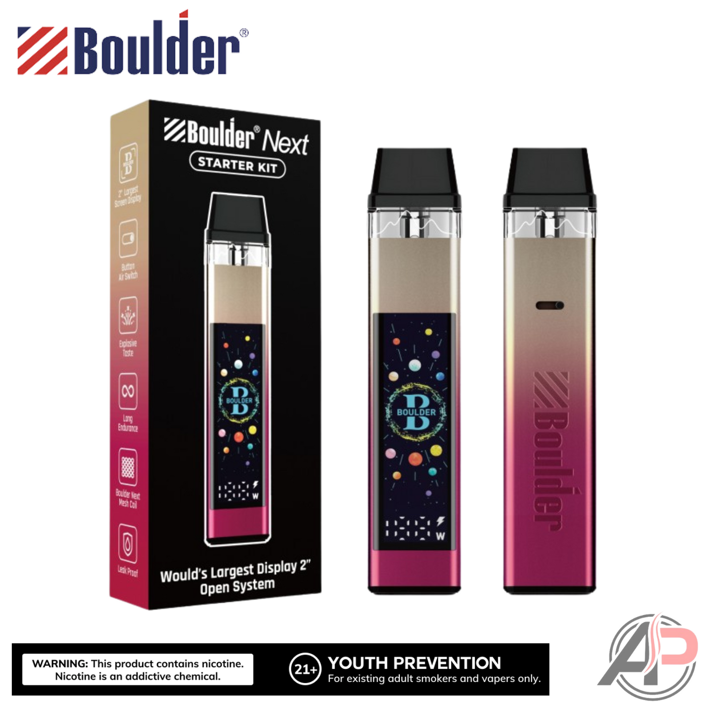 Boulder Next Starter Kit Device Gradient Red