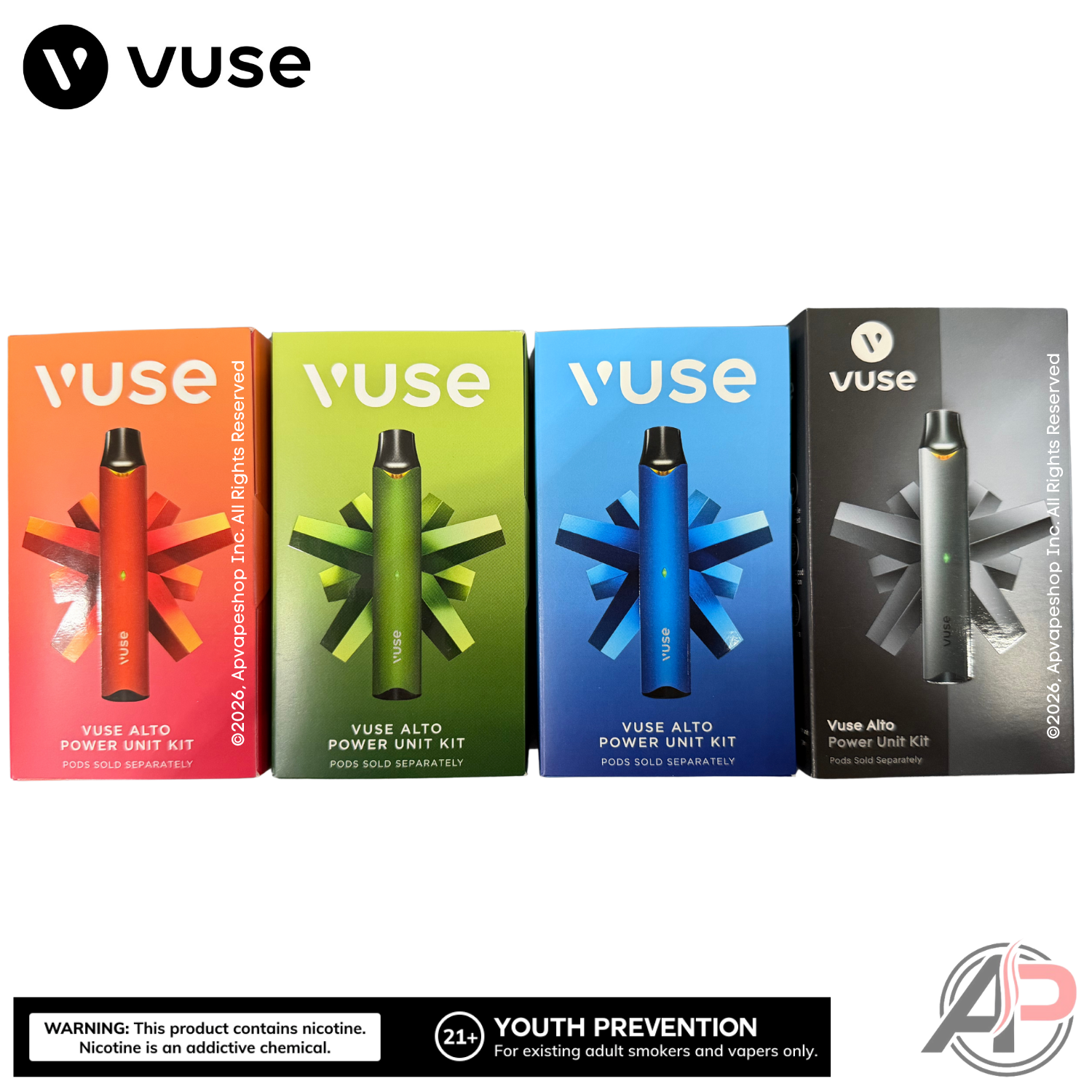 VUSE Battery Vuse Alto Vape Pods Blue, Red & More Apvs VUSE Battery Vuse Alto Vape Pods Blue, Red & More Apvs