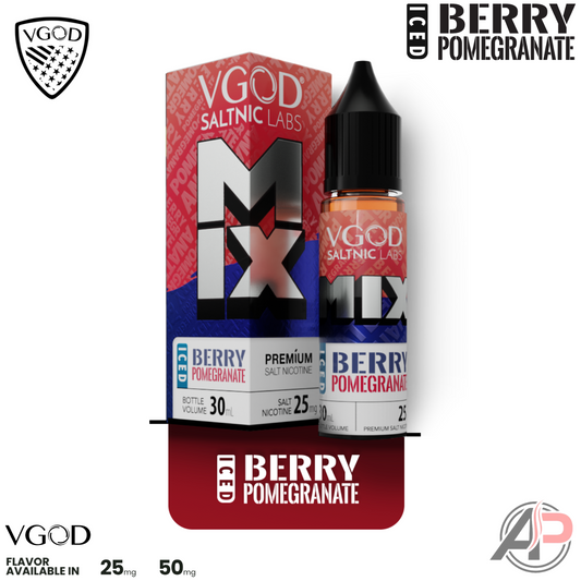 VGOD Mix Iced Berry Pomegranate 30mL Salt Nic
