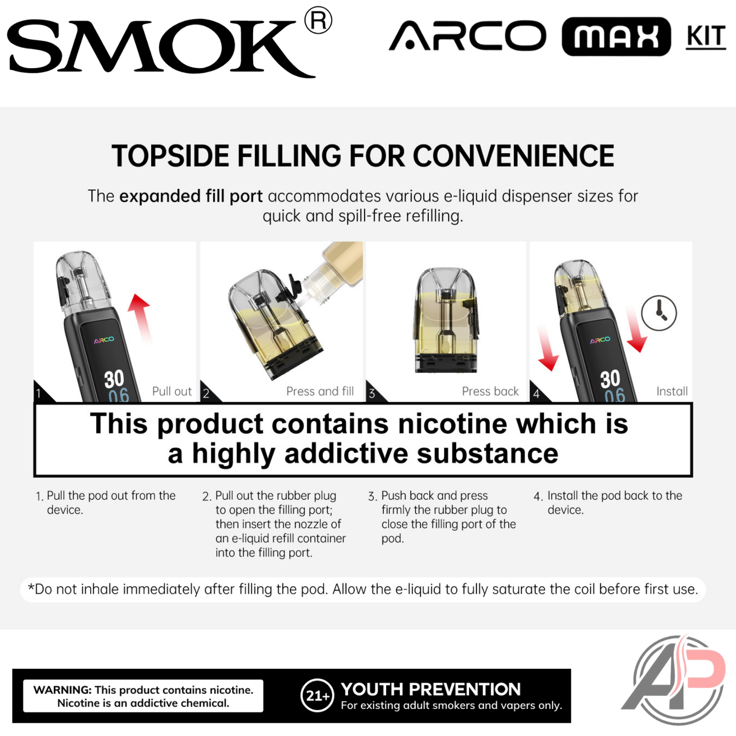 Smok Arco Replacement Pods 3 Pack