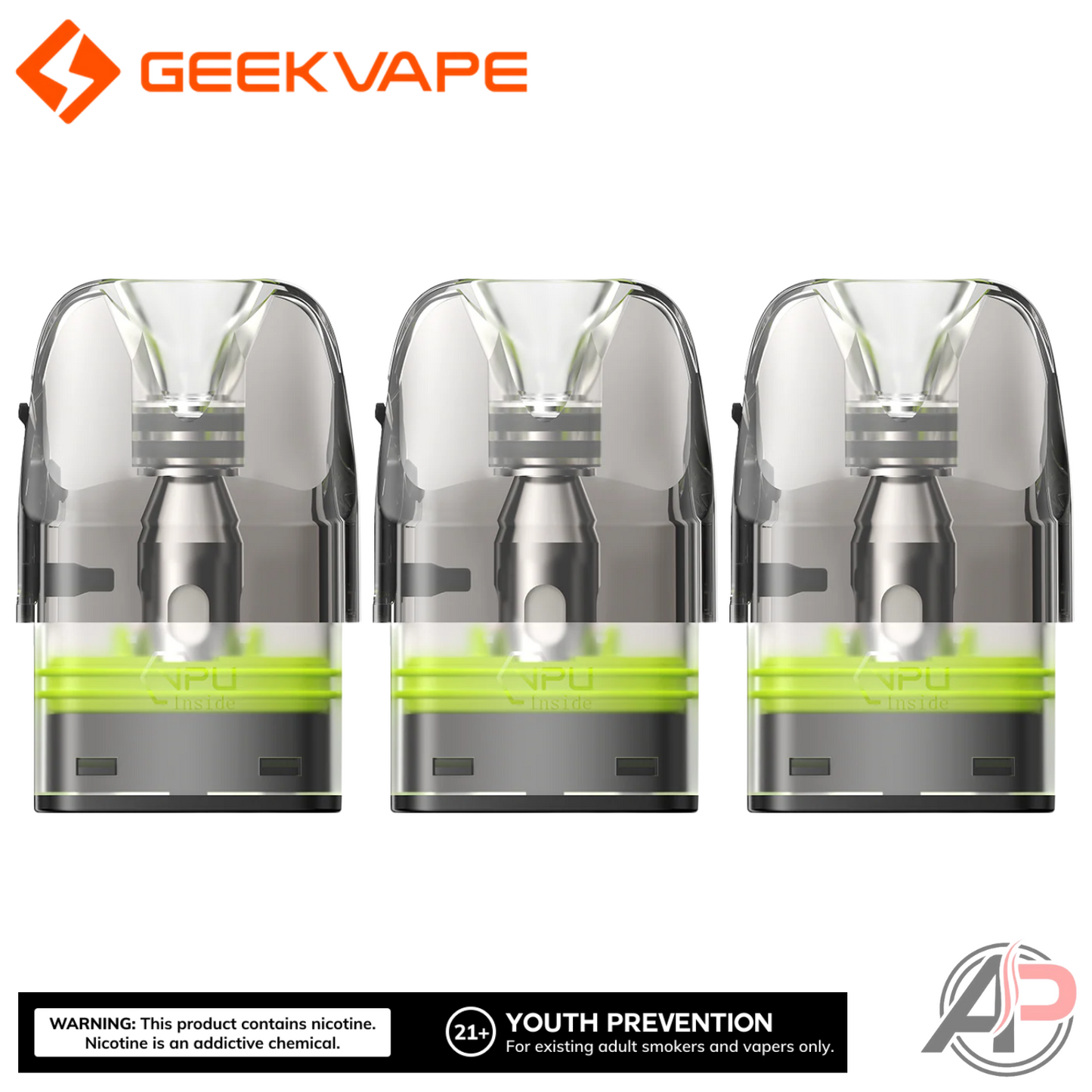 Geek Vape Q Replacement Pod Cartridges 3 Pack