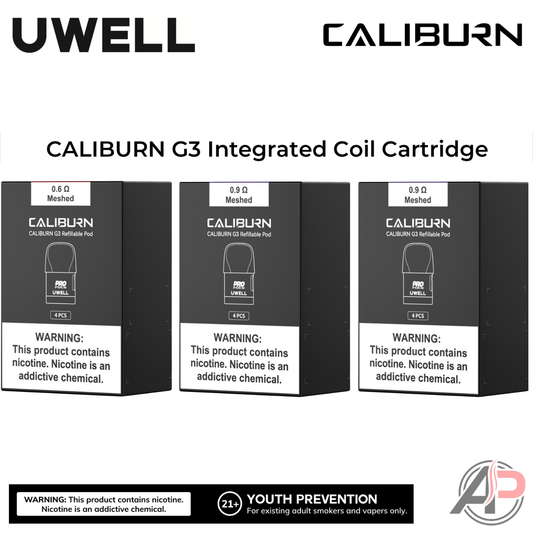 Uwell Caliburn G3 Replacement Pods 4 Pack