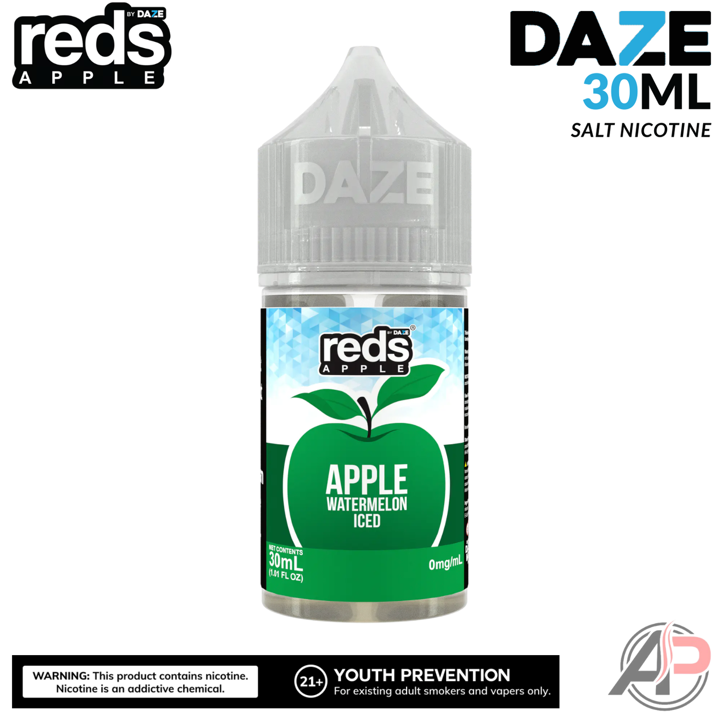 7 Daze Reds Apple Watermelon Iced Salt Nicotine 30mL