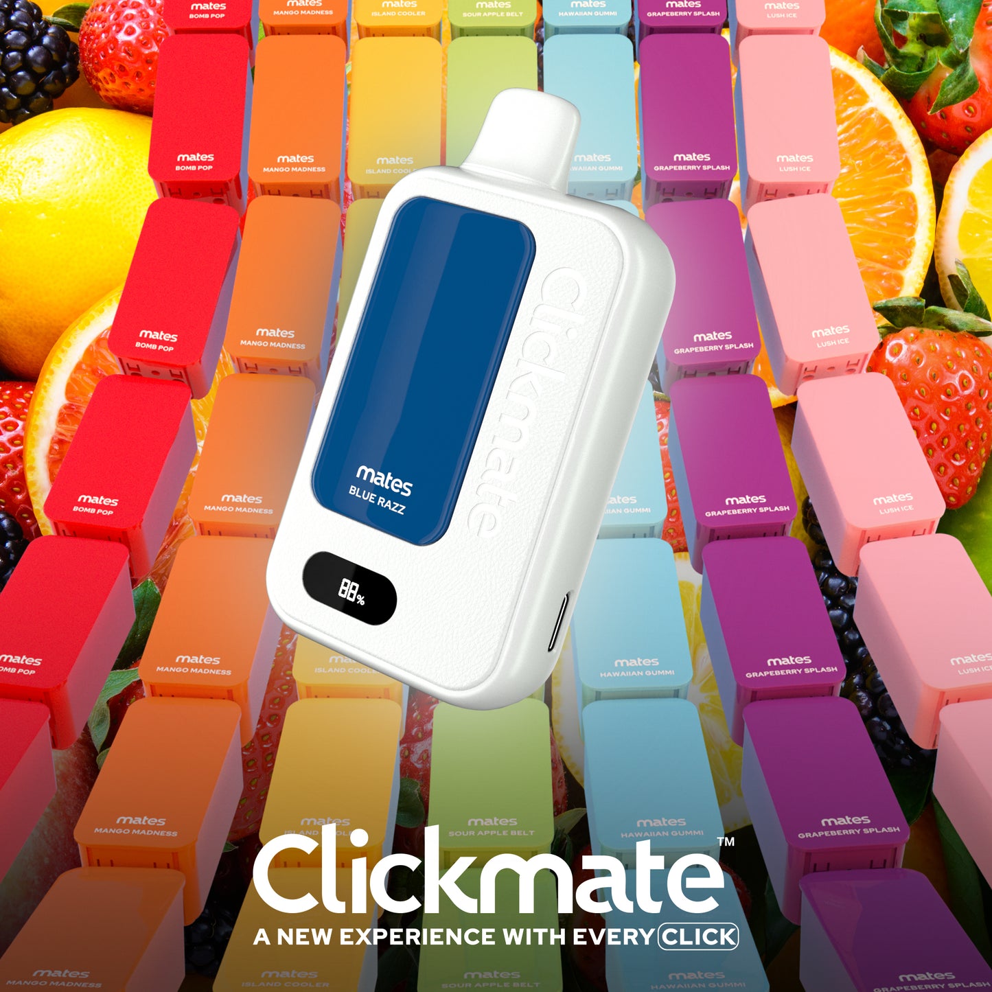 7 Daze Clickmate 15000 Puffs Disposable Vape Device Starter Kit
