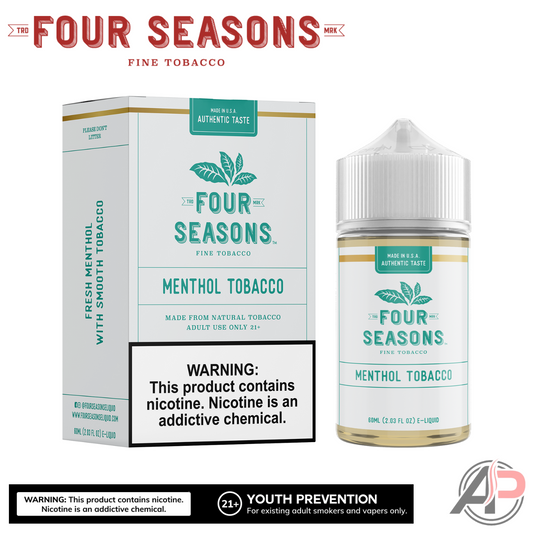 Four Seasons Menthol Tobacco E-Liquid 60mL