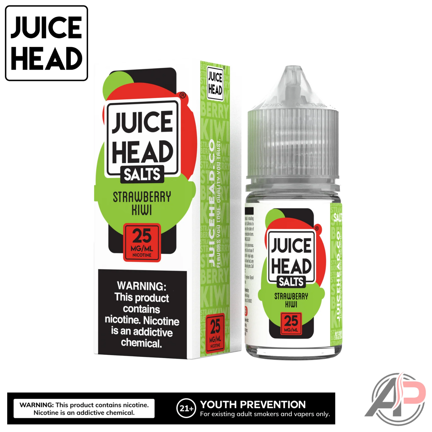 Juice Head Strawberry Kiwi E-Liquid 100mL