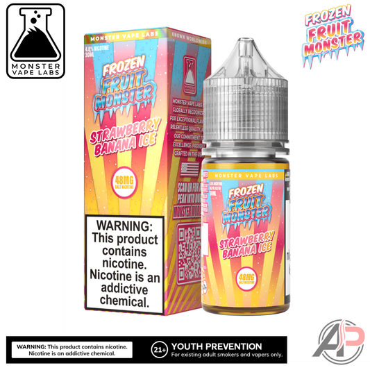 Strawberry Banana Ice E-Liquid By Frozen Fruit Monster Vape Labs 100mL