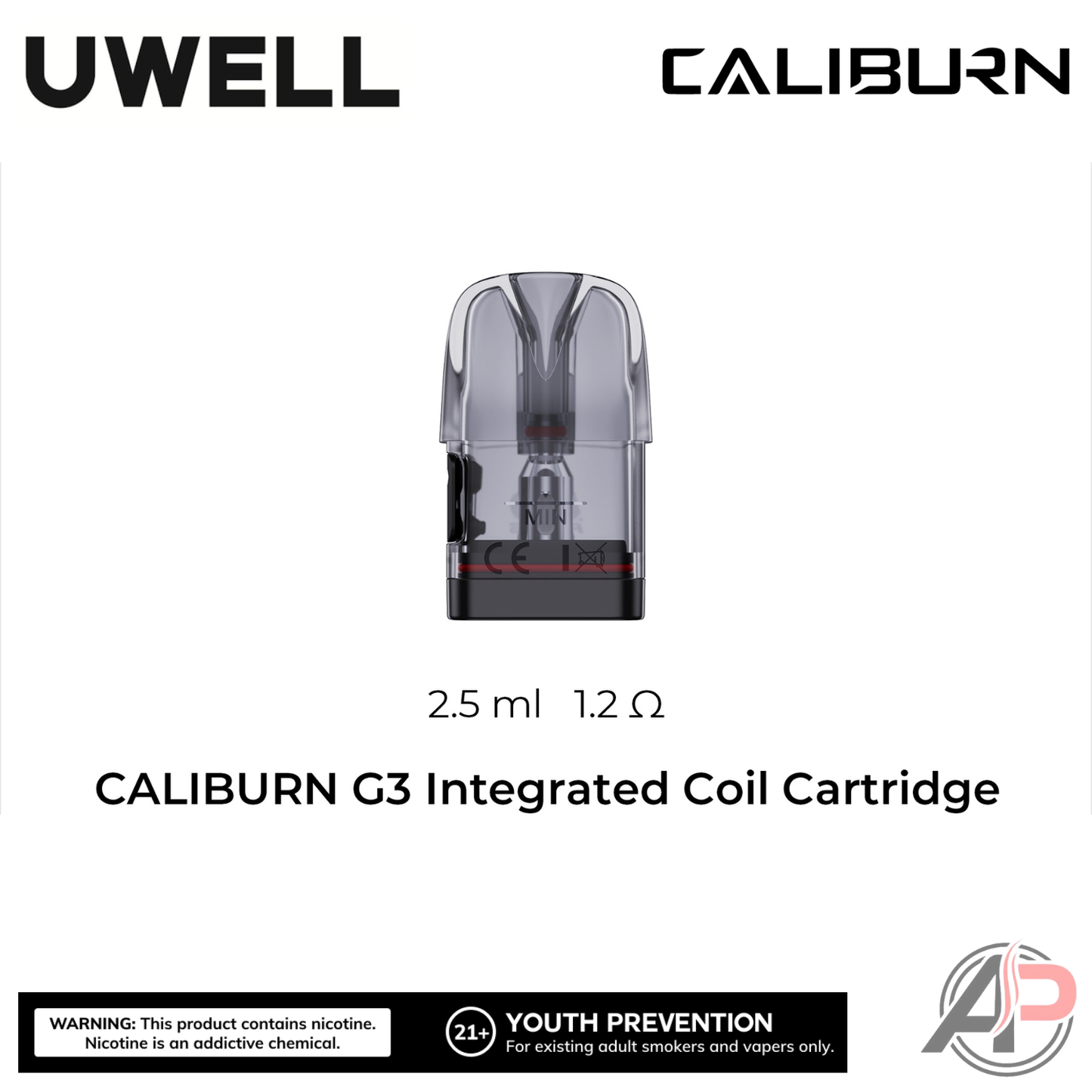 Uwell Caliburn G3 Replacement Pods 4 Pack