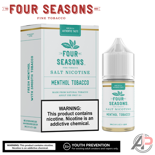 Four Seasons Menthol Tobacco E-Liquid 60mL
