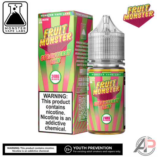 Strawberry Lime E-Liquid By Fruit Monster Vape Labs 100mL