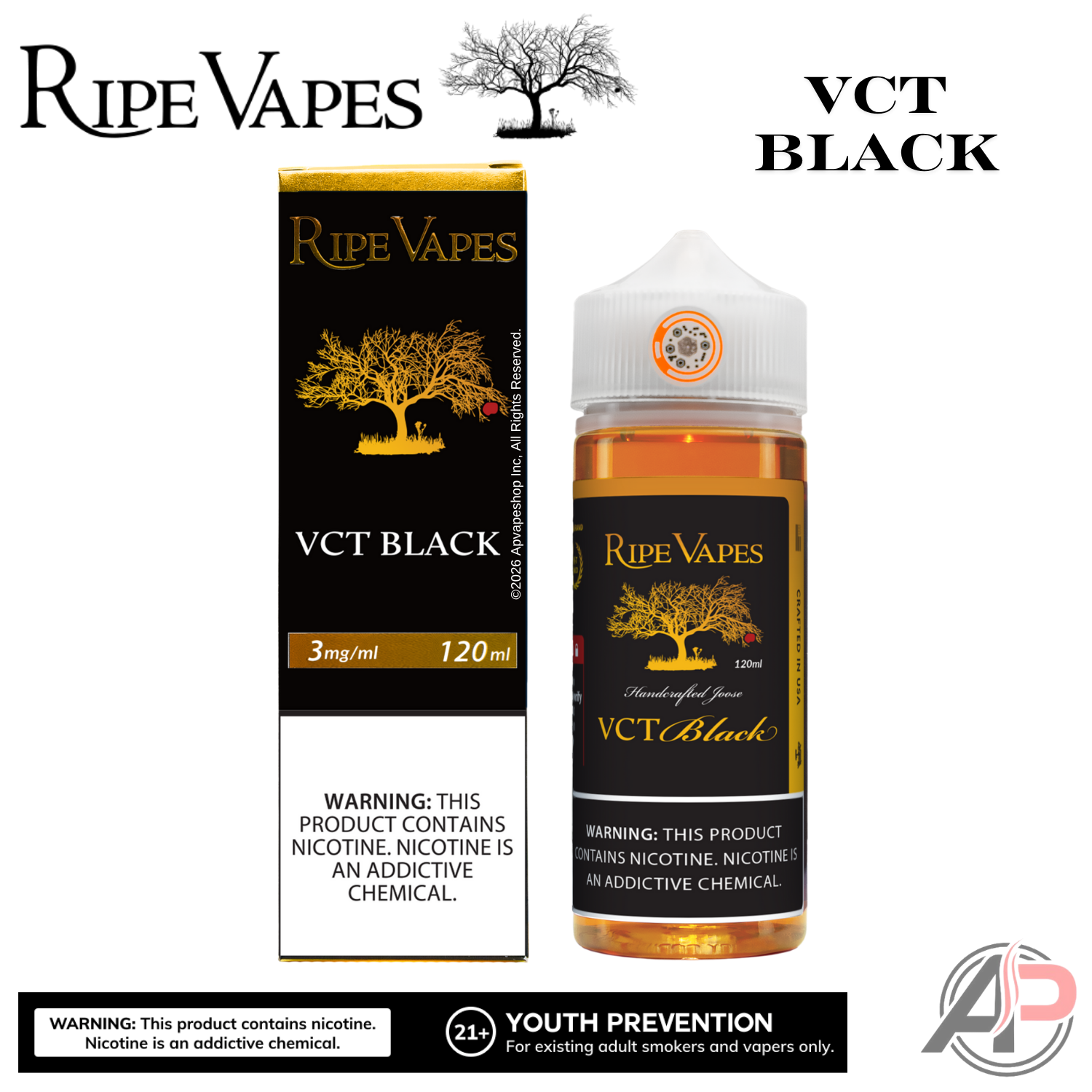 ripe vape Ripe Vapes VCT - 120mL E-Liquid main image 1