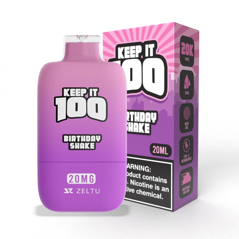 Keep It 100 20,000 Puffs Disposable Vape Device