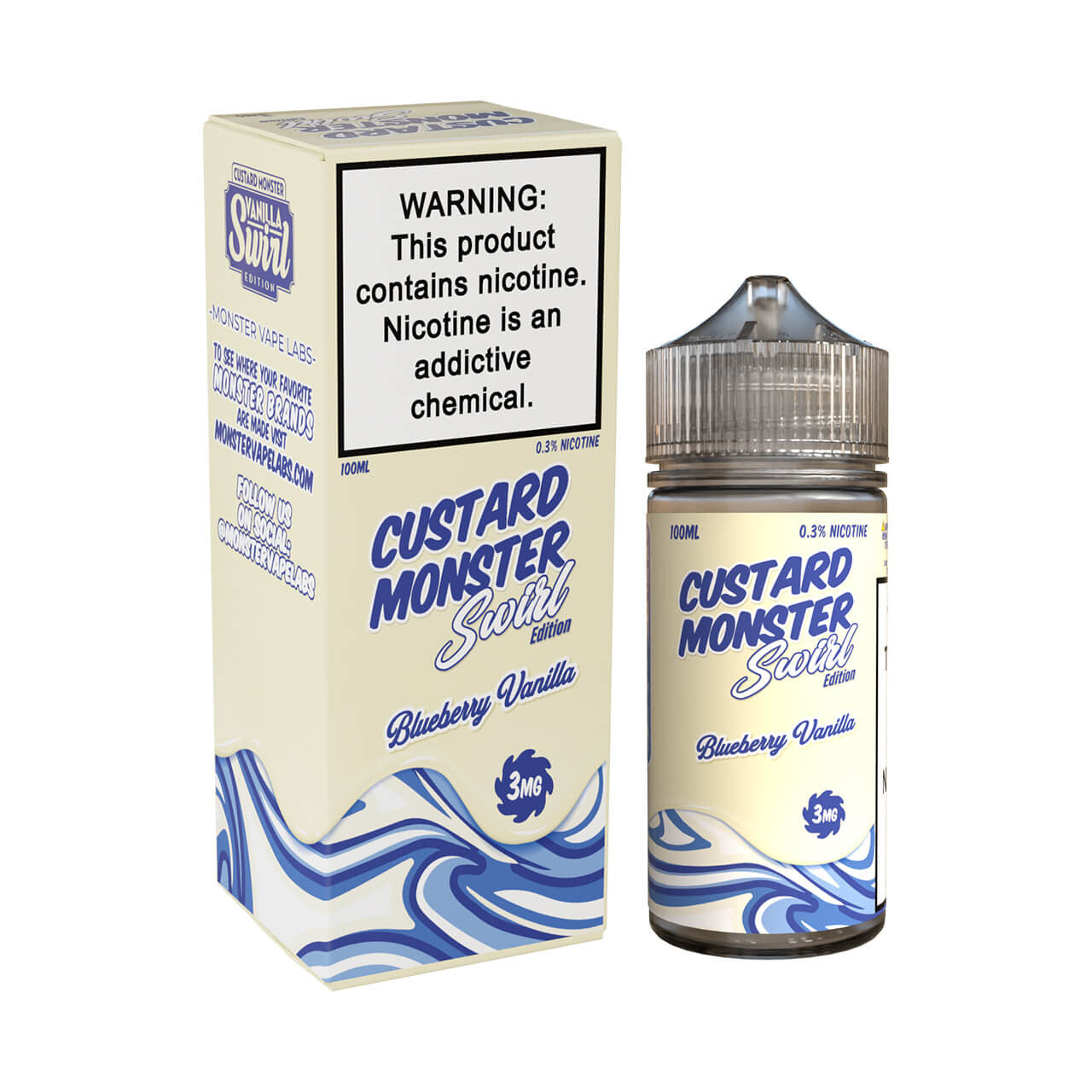 Blueberry Vanilla Vape Juice By Monster Vape Labs 100mL