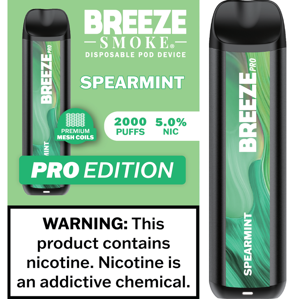 Breeze Smoke Pro Edition 2000 Puff Disposable Vape Device
