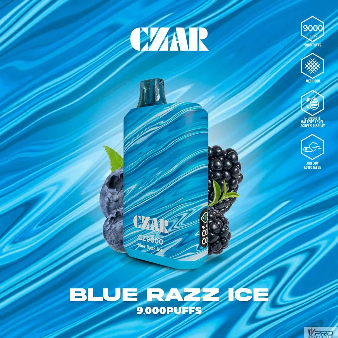 CZAR CZ9000 Vape 9K Puffs All Flavors Apvs CZAR CZ9000 Vape 9K Puffs All Flavors Apvs