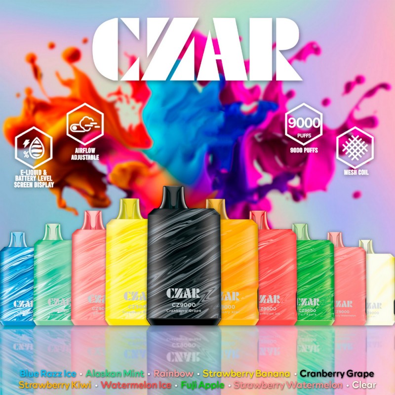 CZAR CZ9000 Puff Disposable Vape Device