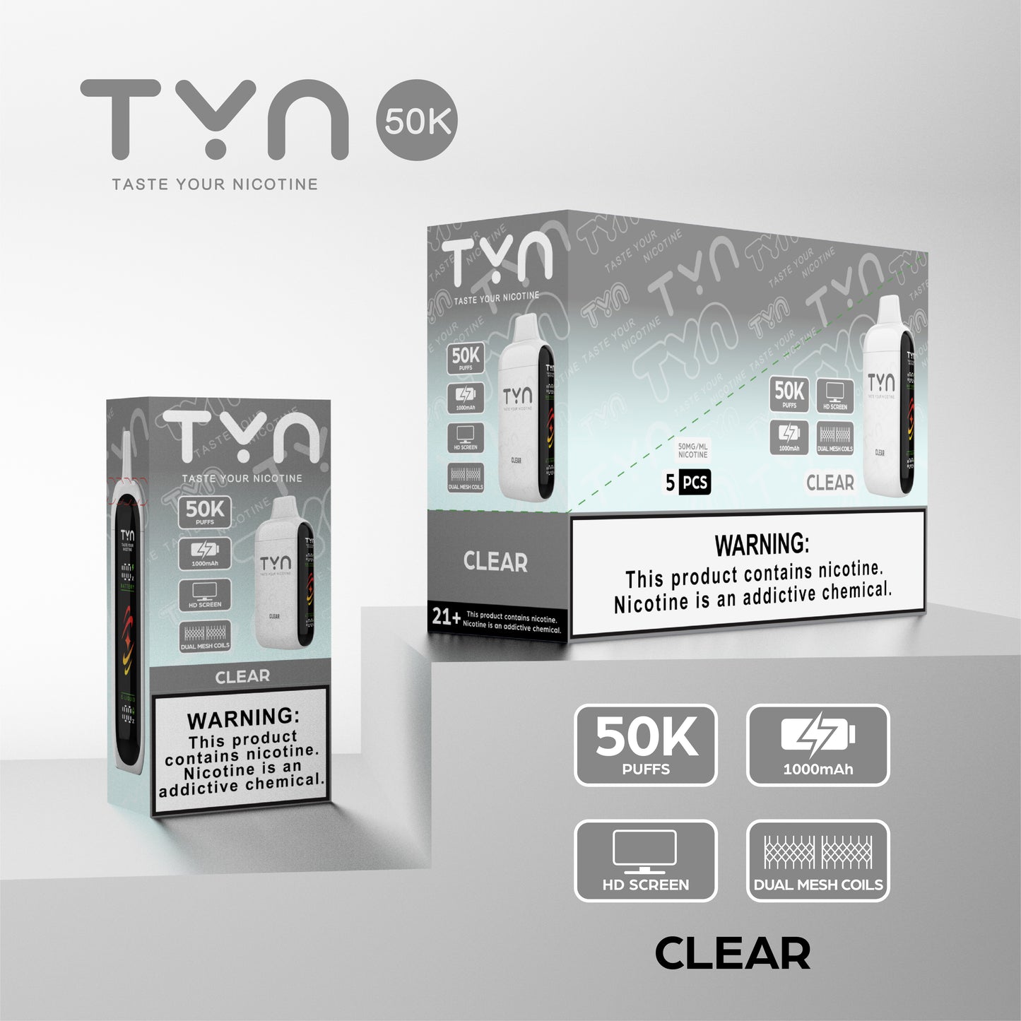 Tyn 50000 Puffs Disposable Vape Device