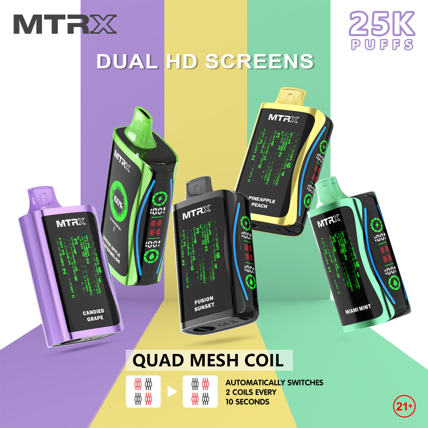 MTRX MX 25000 Puffs Disposable Vape Device