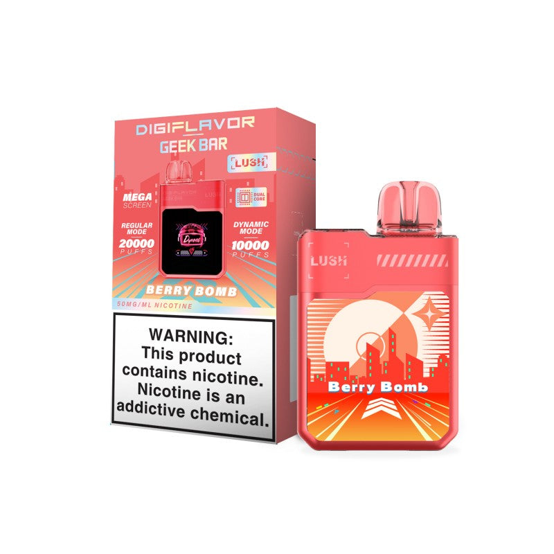 DigiFlavor Geek Bar Lush 20000 Puffs Disposable Vape Device