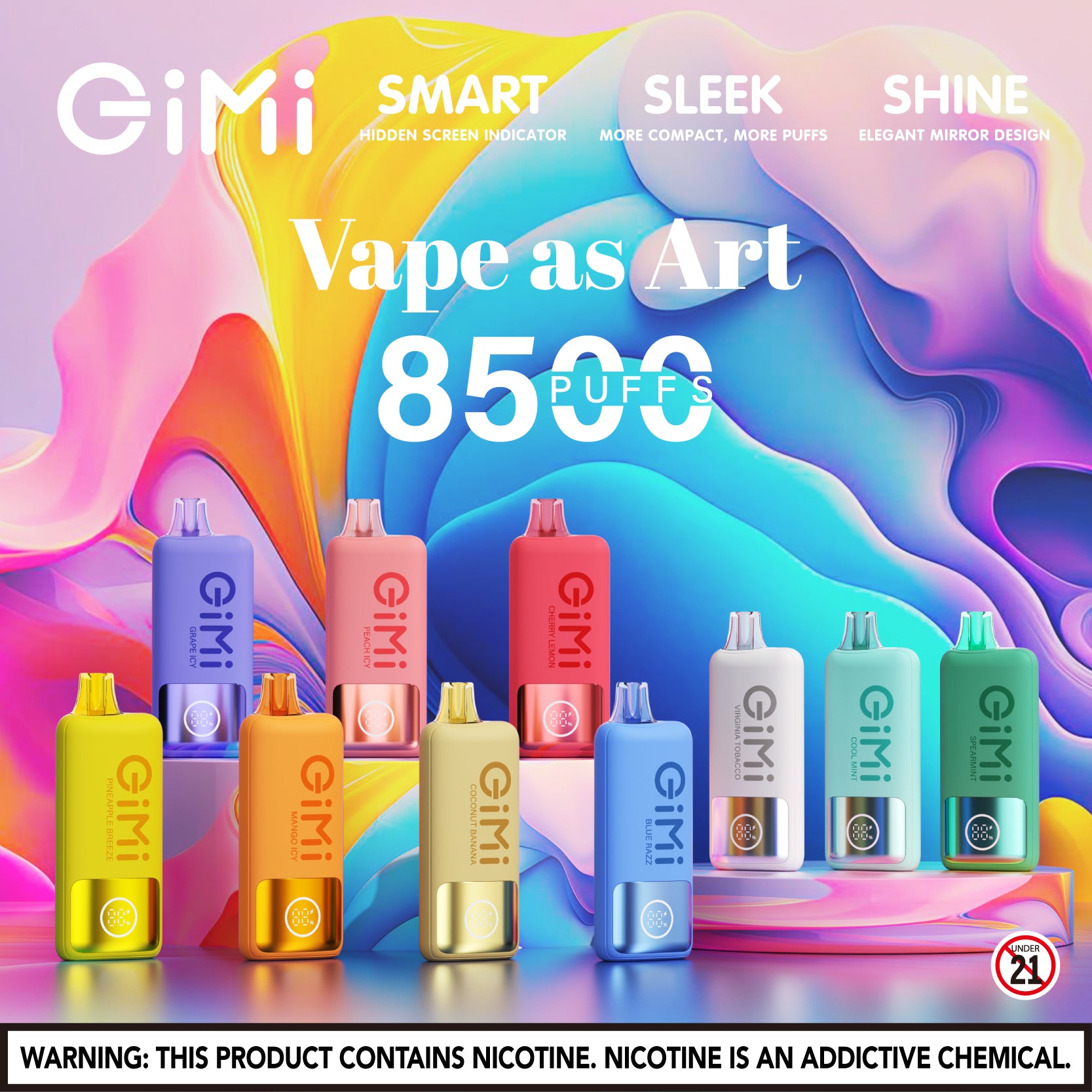 Flum Gimi 8500 Puff Disposable Vape Device