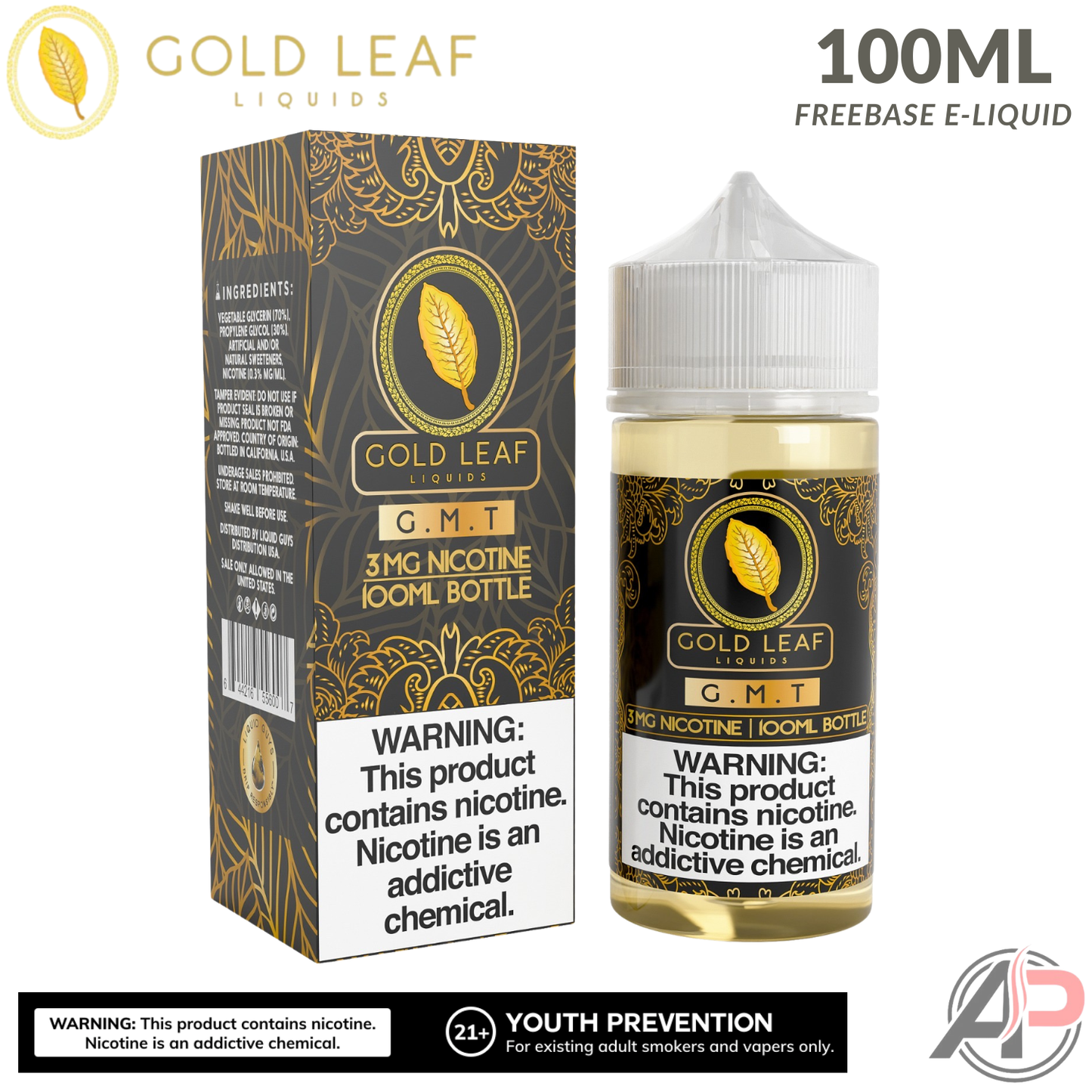Gold Leaf G.M.T E-Liquid 100mL