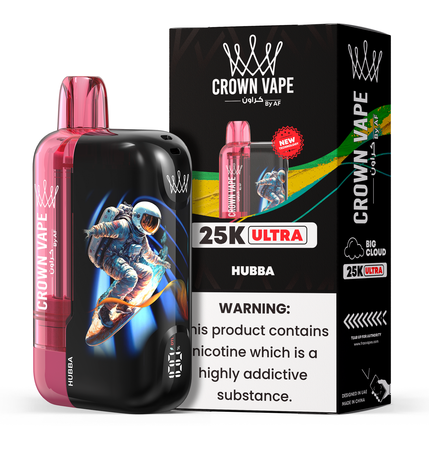 Al Fakher Crown Bar Ultra 25000 Puffs Disposable Vape Device