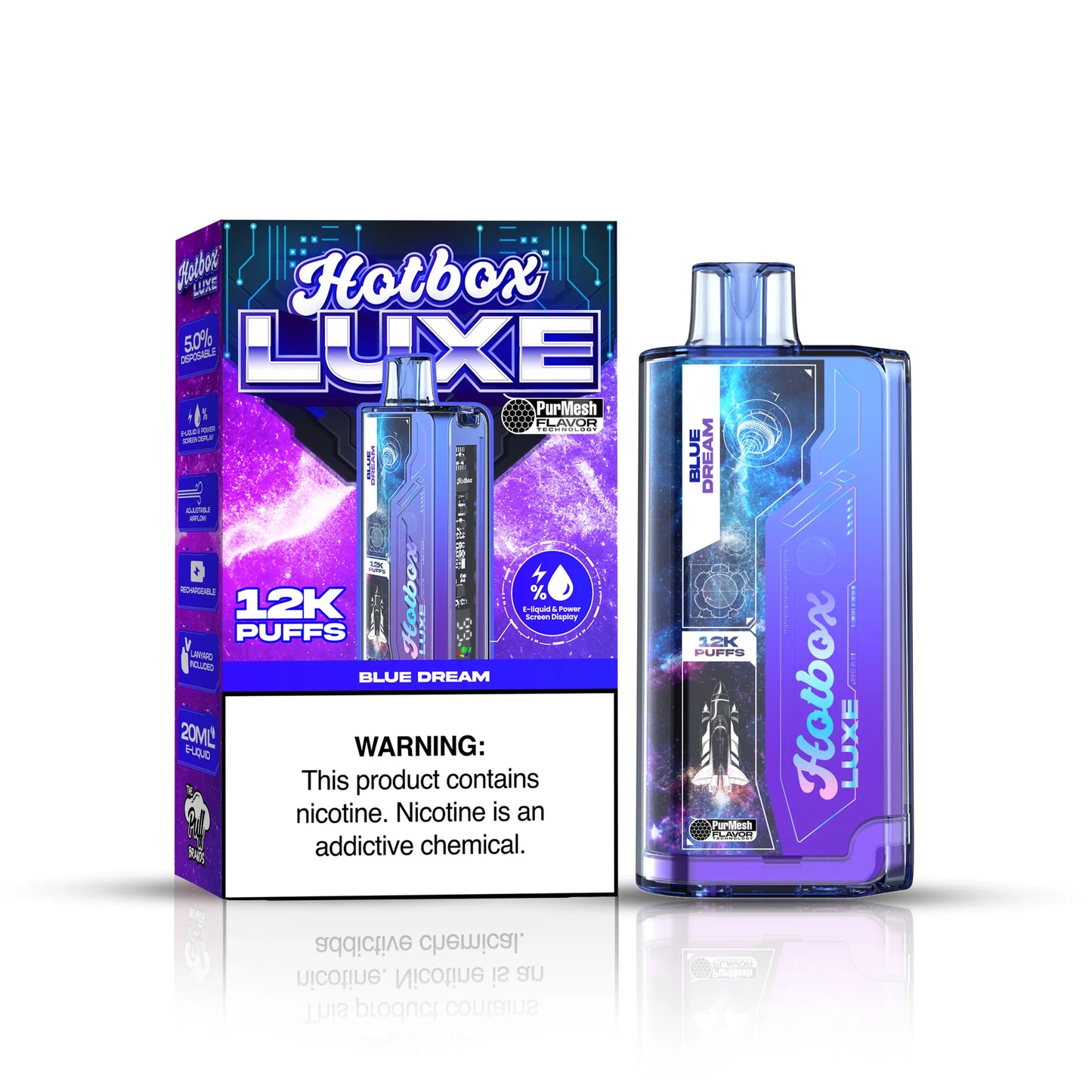 Puff Hotbox Luxe 12000 Puff Disposable Vape Device