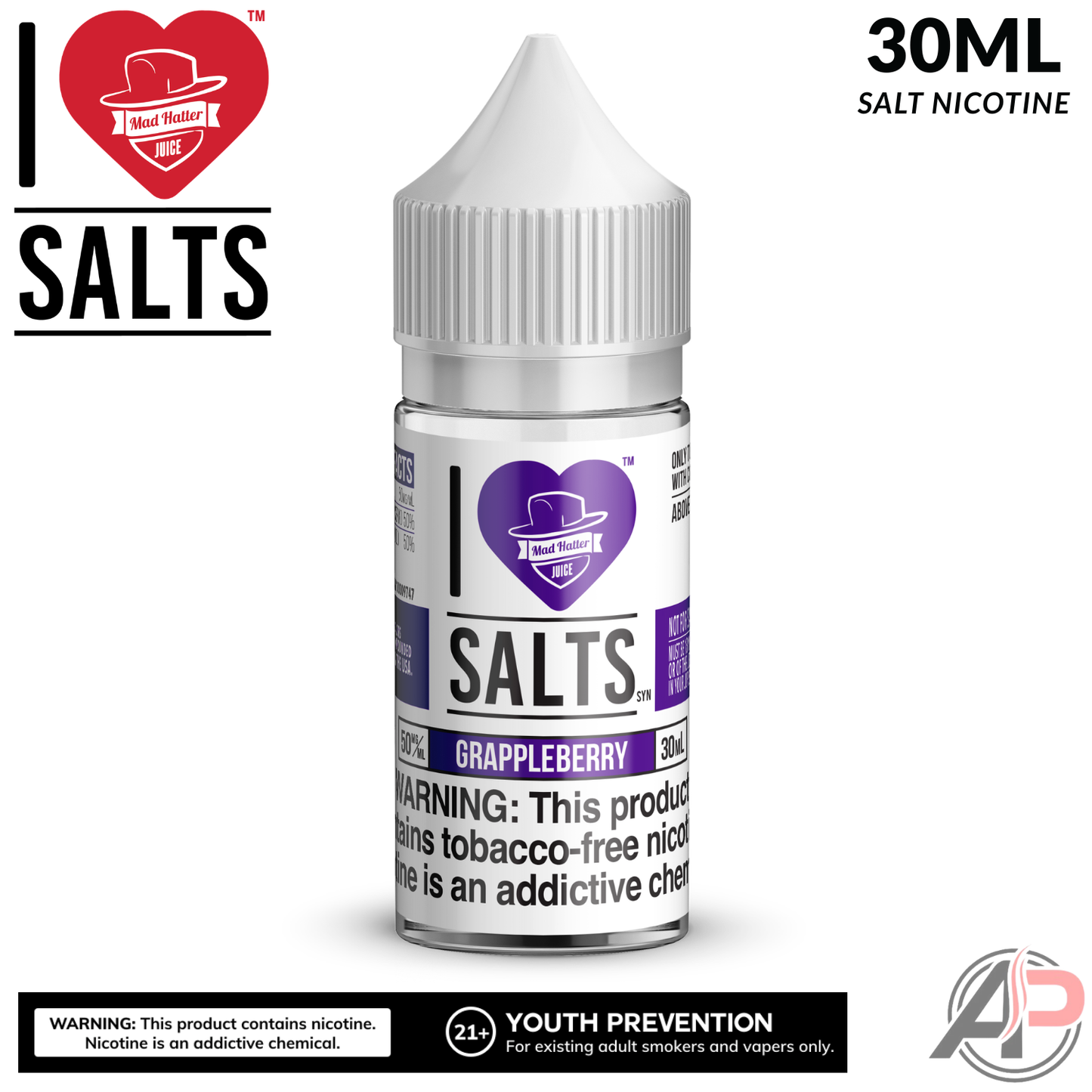 I Love Salts Grappleberry Salt Nicotine 30mL