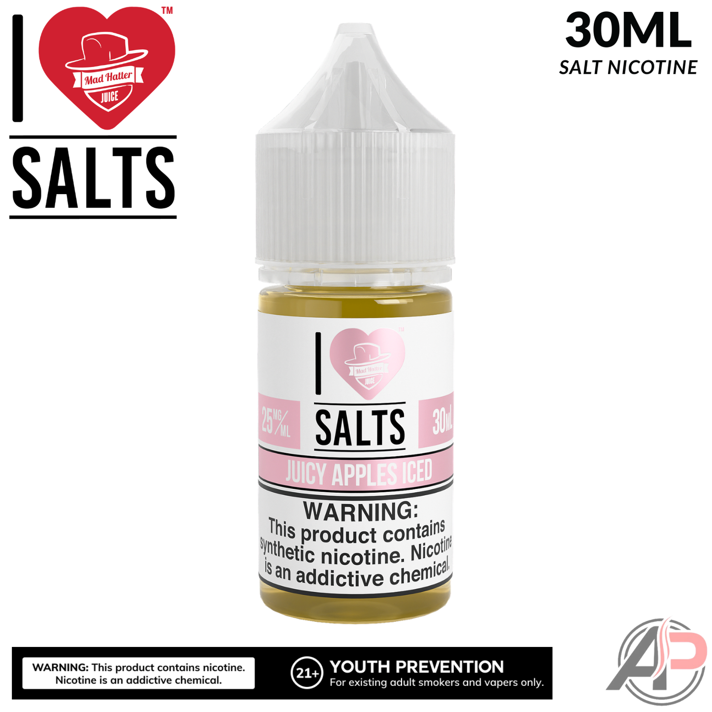 I Love Salts Juicy Apples Iced Salt Nicotine 30mL