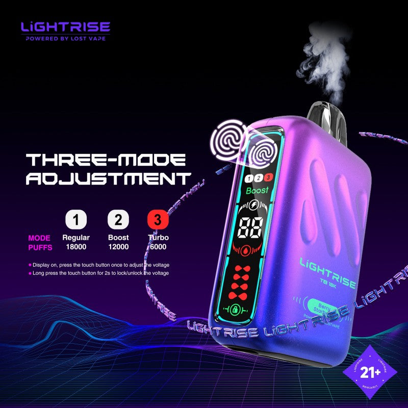 Lost Vape Lightrise TB 18K Disposable Vape Device